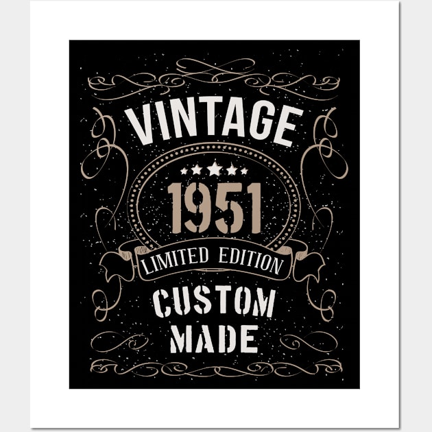 Vintage 1951 Limited Edition Custom made Wall Art by Sal71